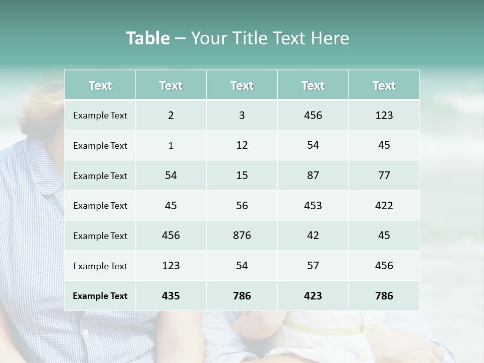 Mothers Well Being Love PowerPoint Template