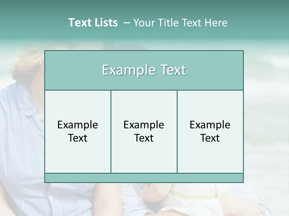 Mothers Well Being Love PowerPoint Template