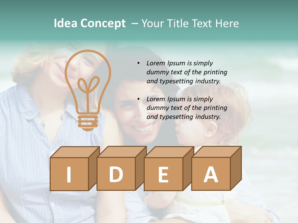 Mothers Well Being Love PowerPoint Template