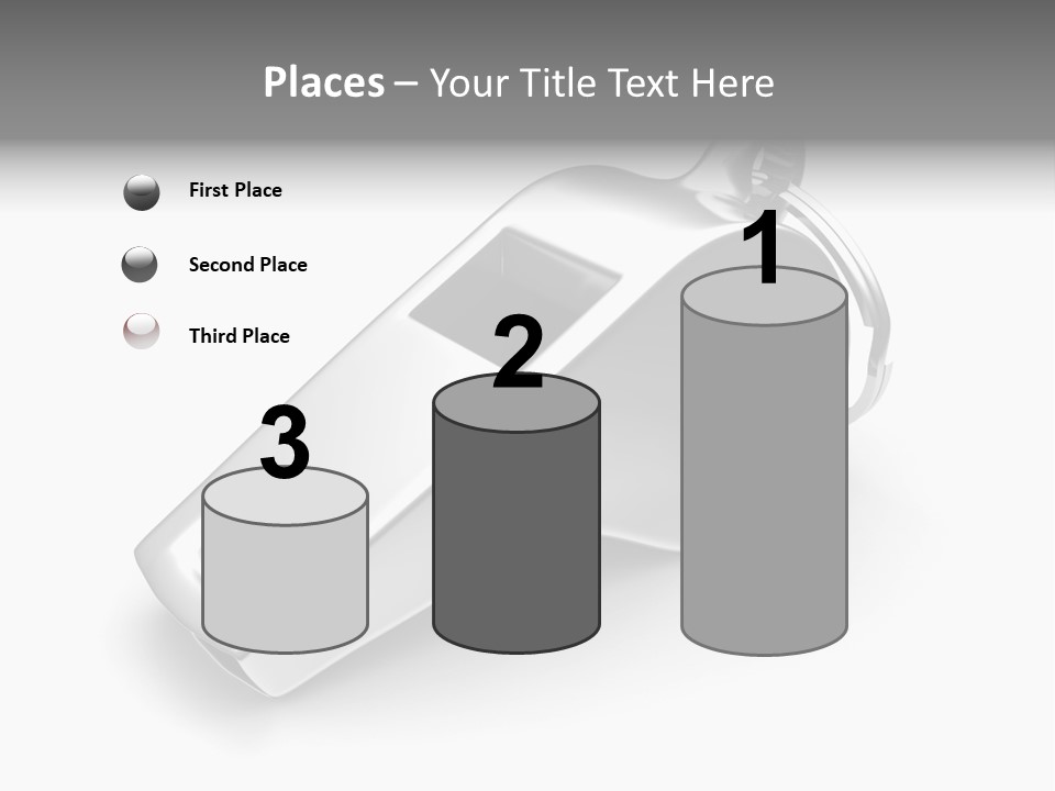 Game White Still PowerPoint Template