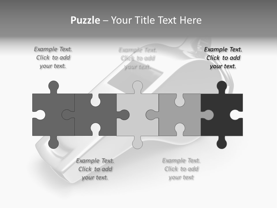 Game White Still PowerPoint Template