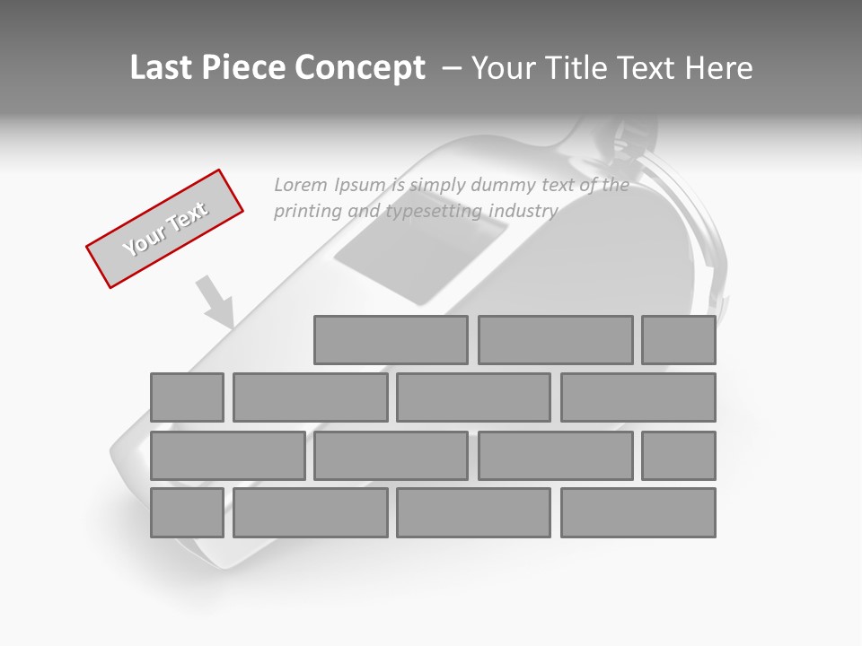 Game White Still PowerPoint Template