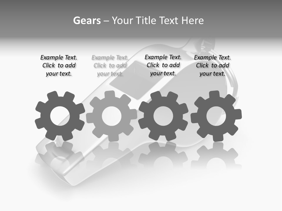 Game White Still PowerPoint Template