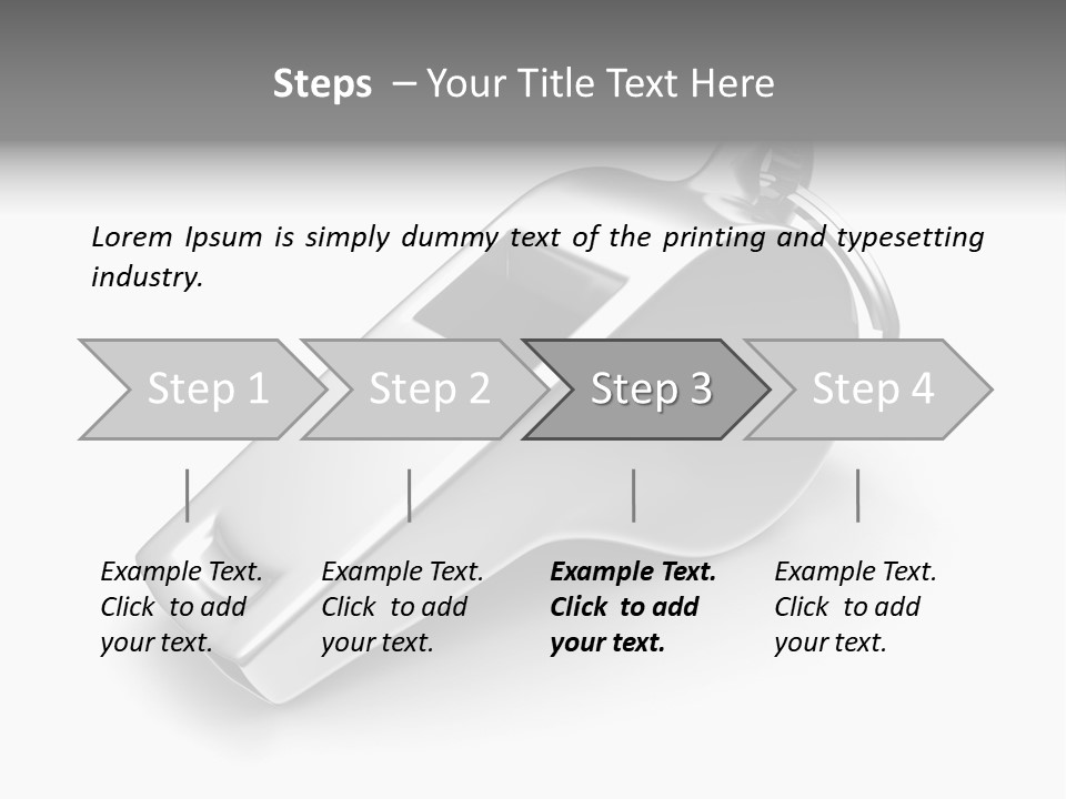 Game White Still PowerPoint Template