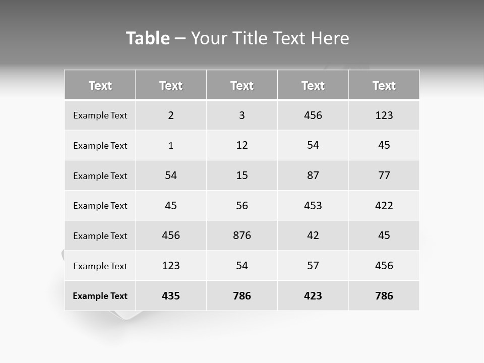 Game White Still PowerPoint Template