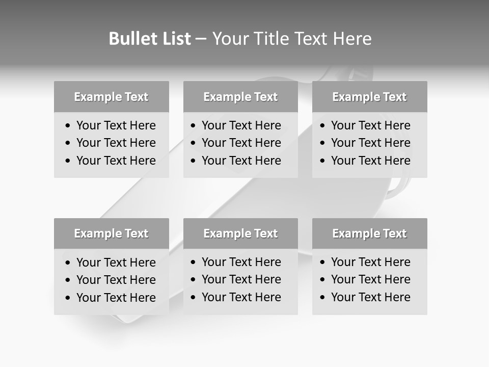 Game White Still PowerPoint Template