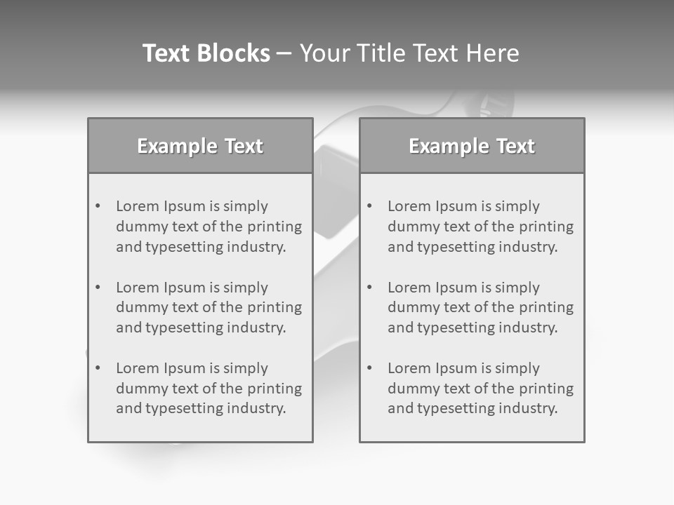 Game White Still PowerPoint Template