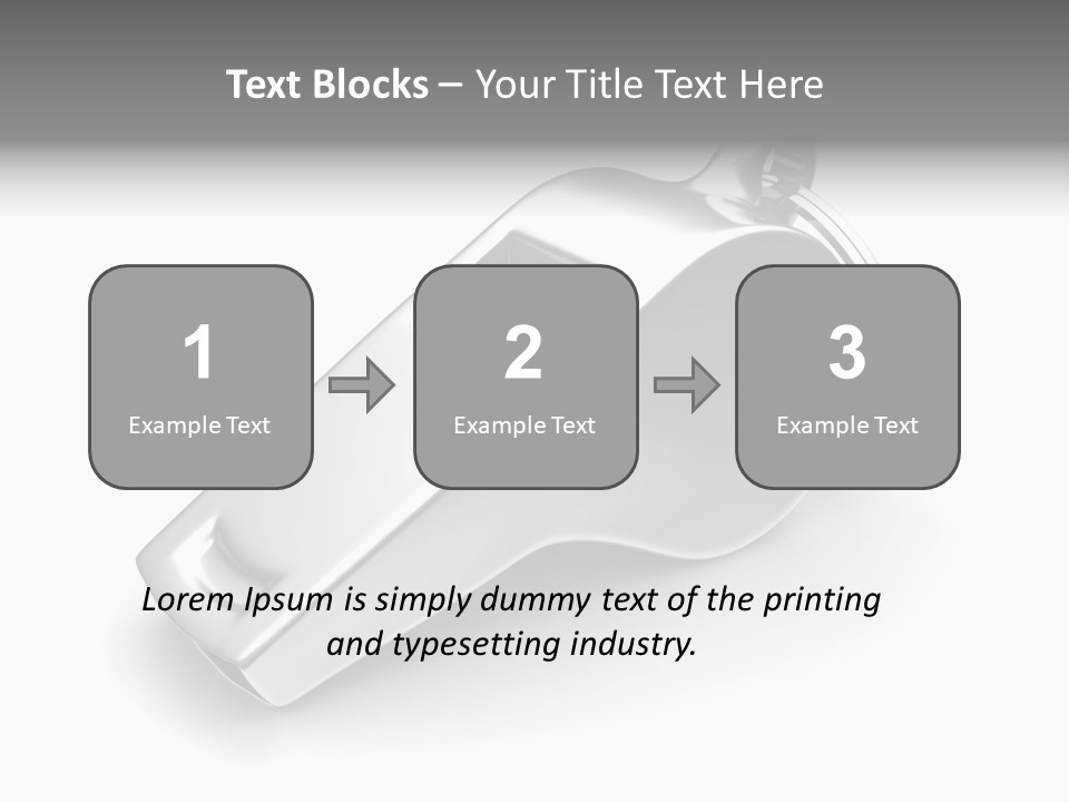 Game White Still PowerPoint Template