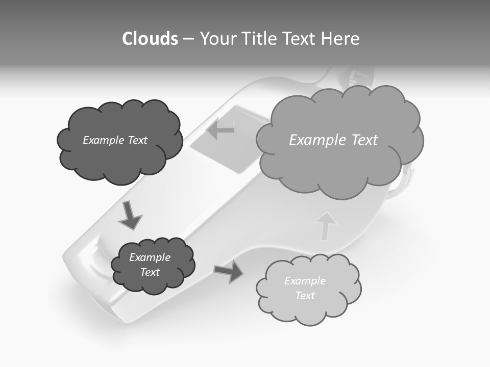 Game White Still PowerPoint Template