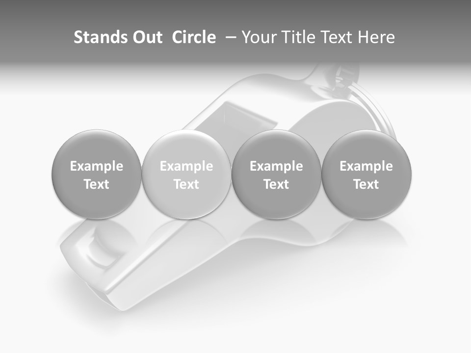 Game White Still PowerPoint Template