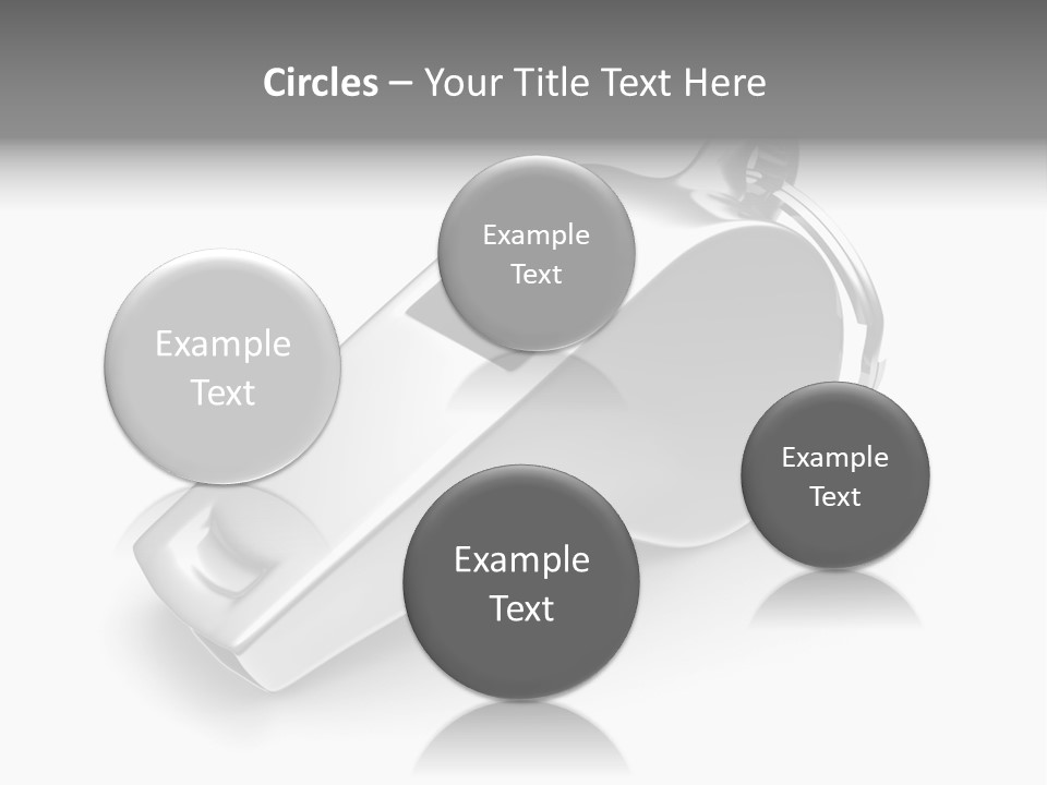 Game White Still PowerPoint Template