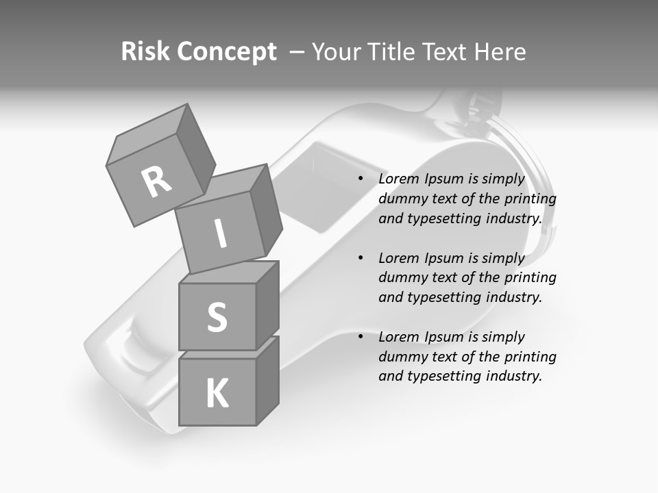 Game White Still PowerPoint Template