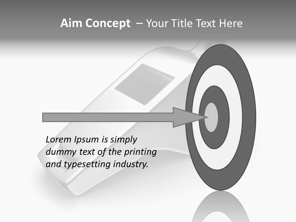 Game White Still PowerPoint Template