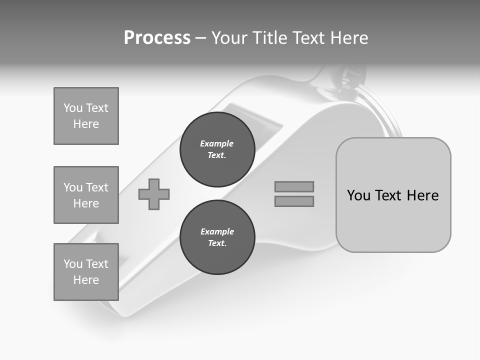 Game White Still PowerPoint Template