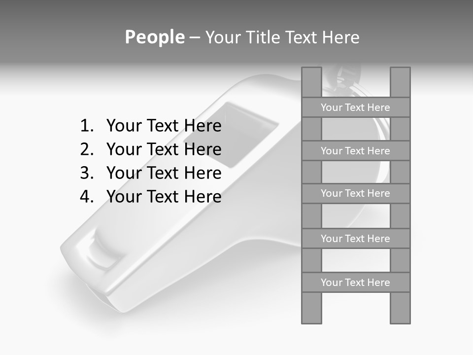 Game White Still PowerPoint Template