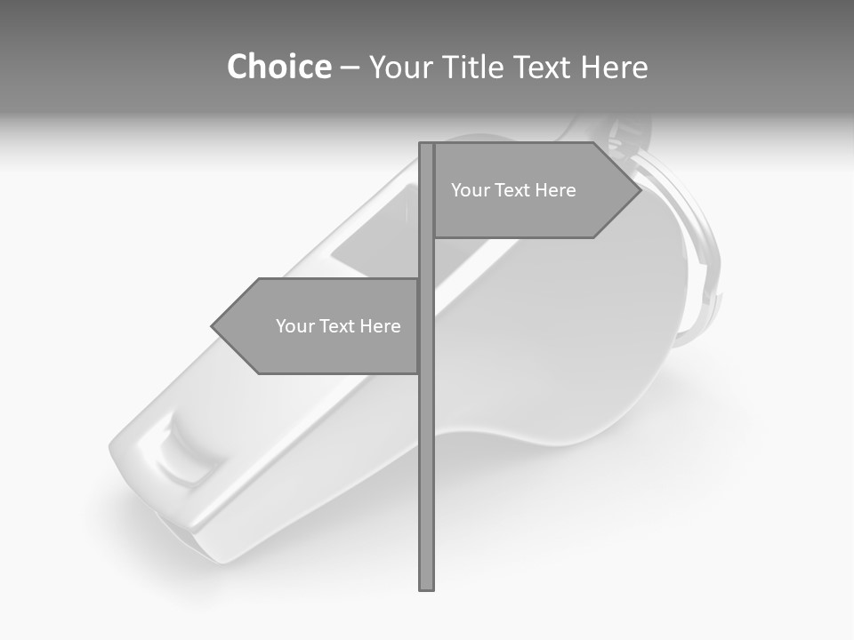 Game White Still PowerPoint Template