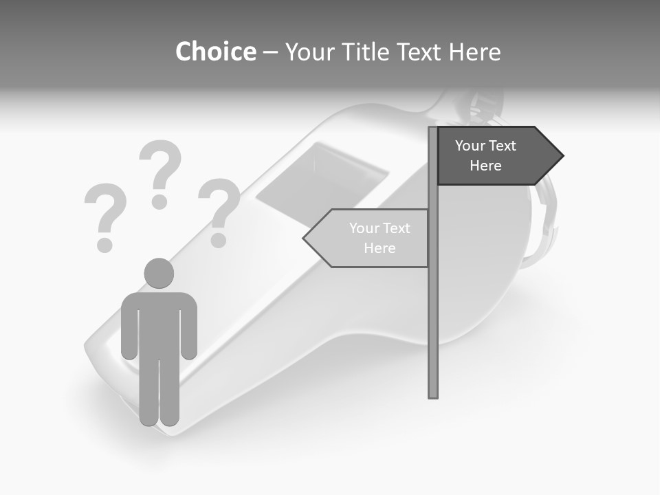 Game White Still PowerPoint Template