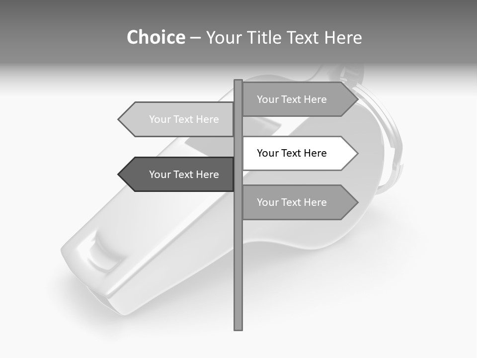 Game White Still PowerPoint Template