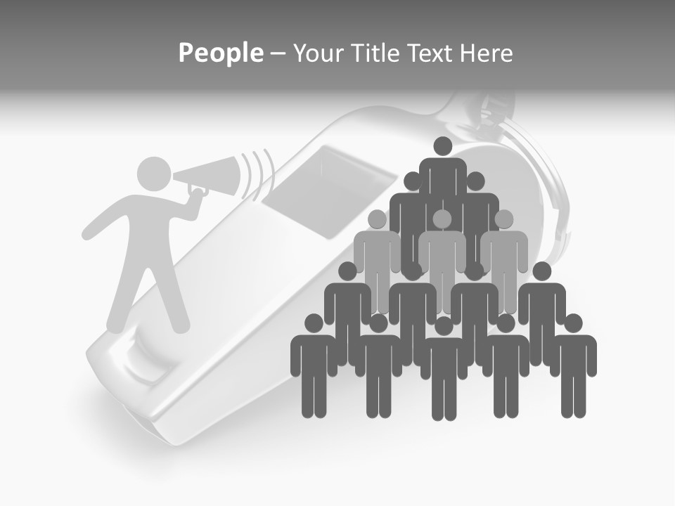 Game White Still PowerPoint Template