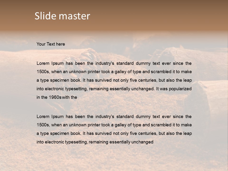 Dry Dust Studio PowerPoint Template
