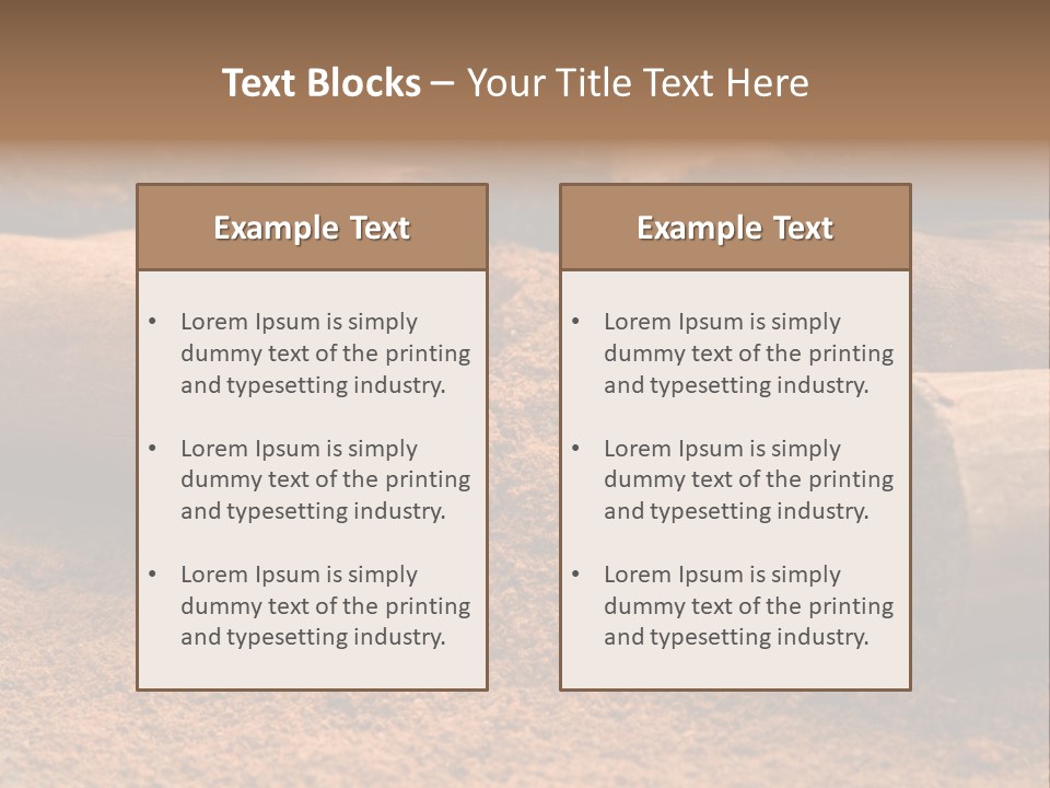 Dry Dust Studio PowerPoint Template