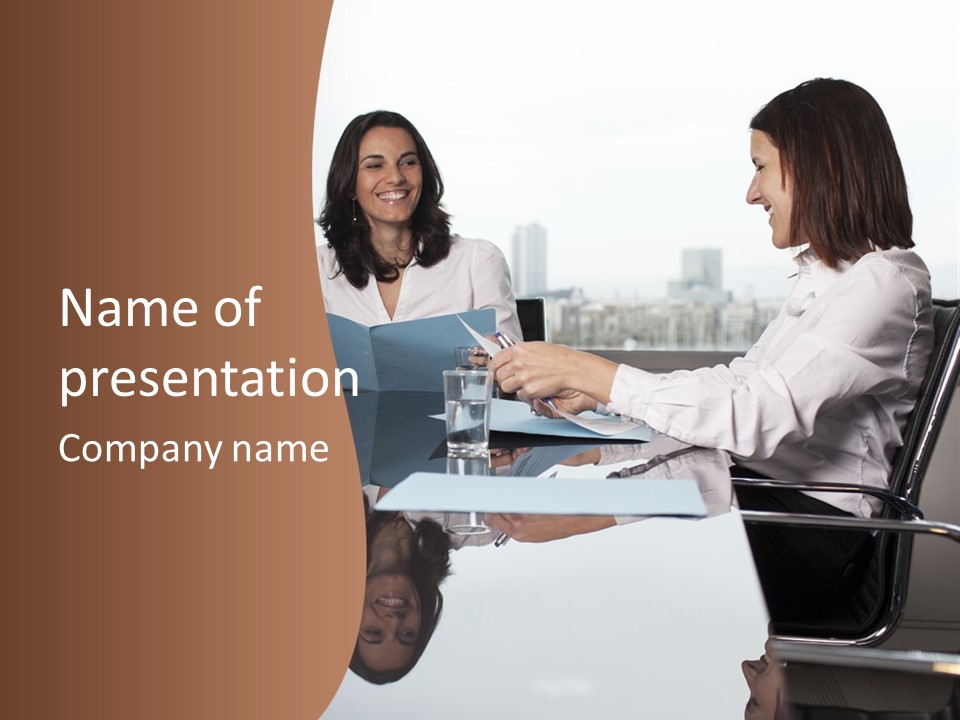 Conversation Office Office Documents PowerPoint Template