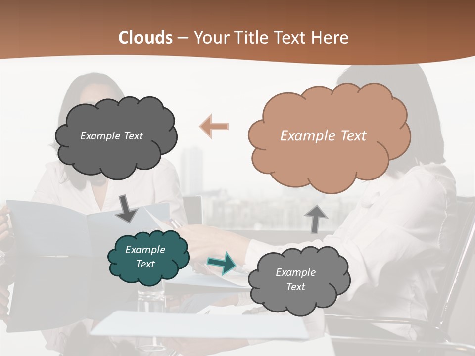 Conversation Office Office Documents PowerPoint Template