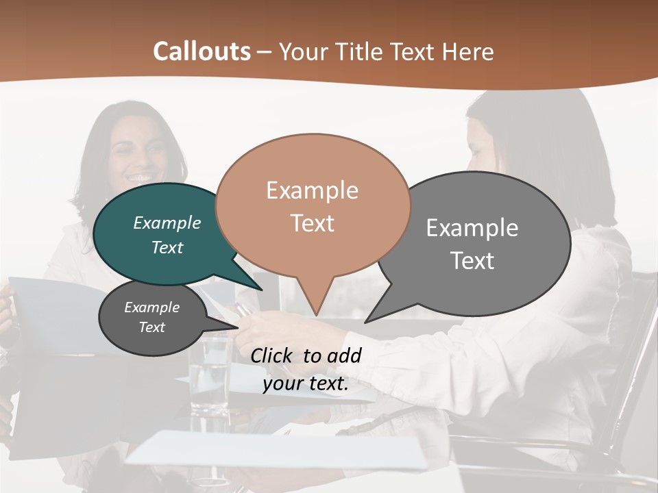 Conversation Office Office Documents PowerPoint Template