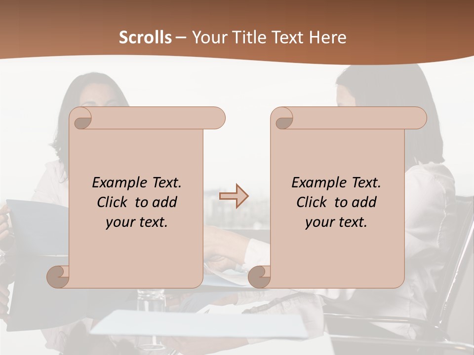 Conversation Office Office Documents PowerPoint Template