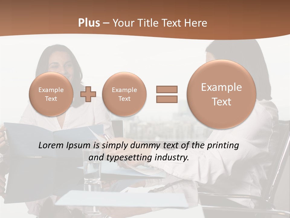 Conversation Office Office Documents PowerPoint Template