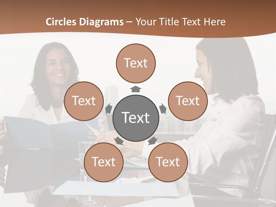 Conversation Office Office Documents PowerPoint Template