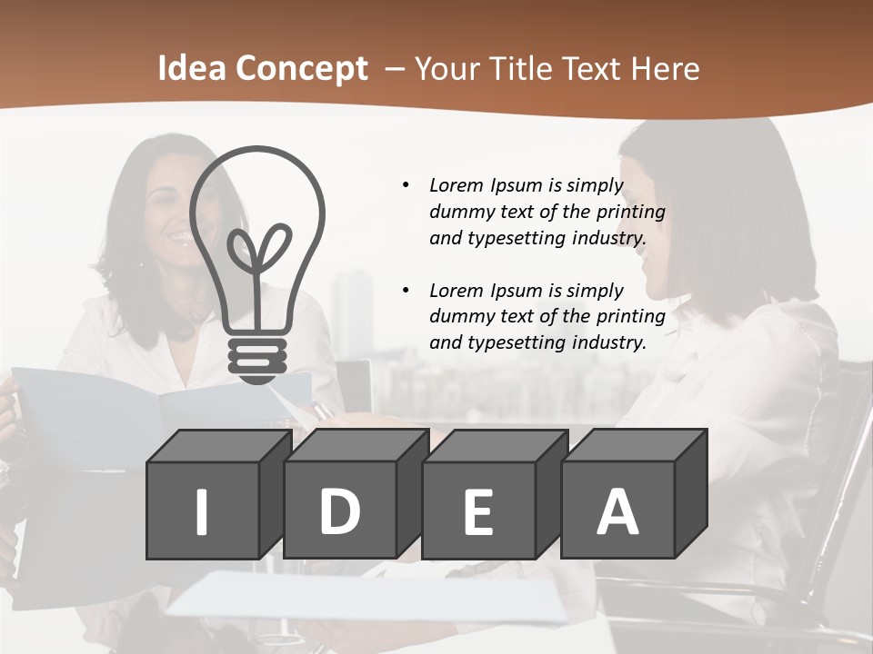 Conversation Office Office Documents PowerPoint Template