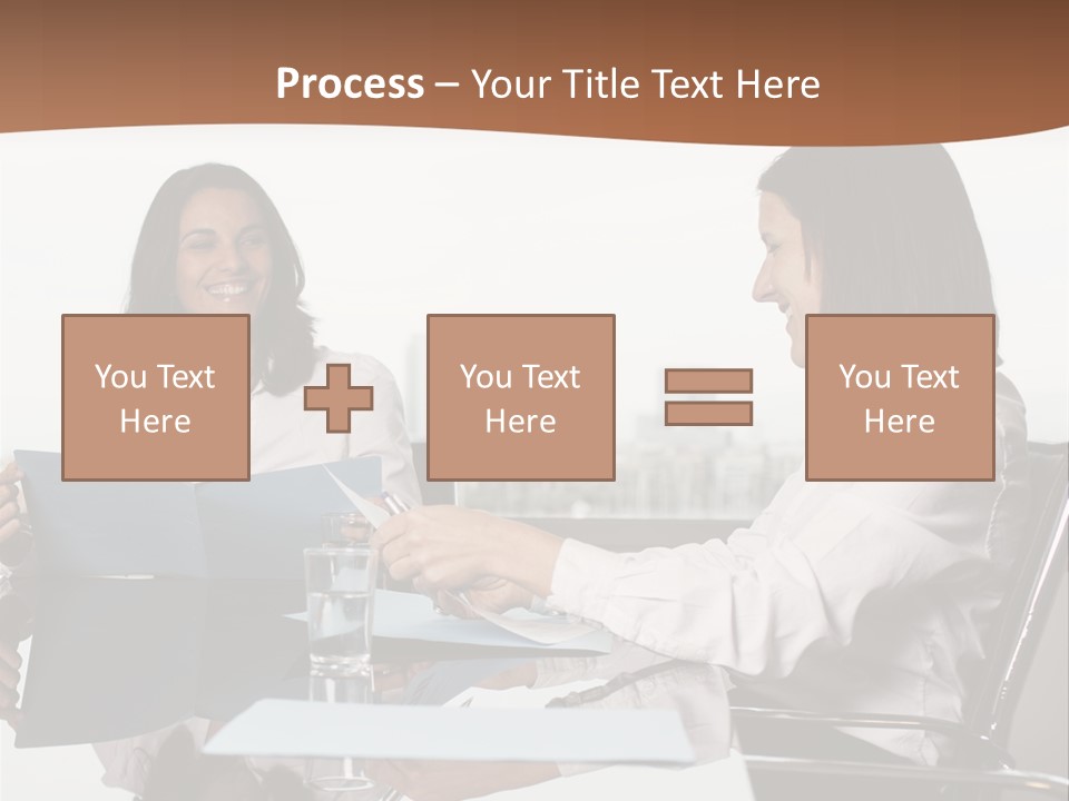 Conversation Office Office Documents PowerPoint Template
