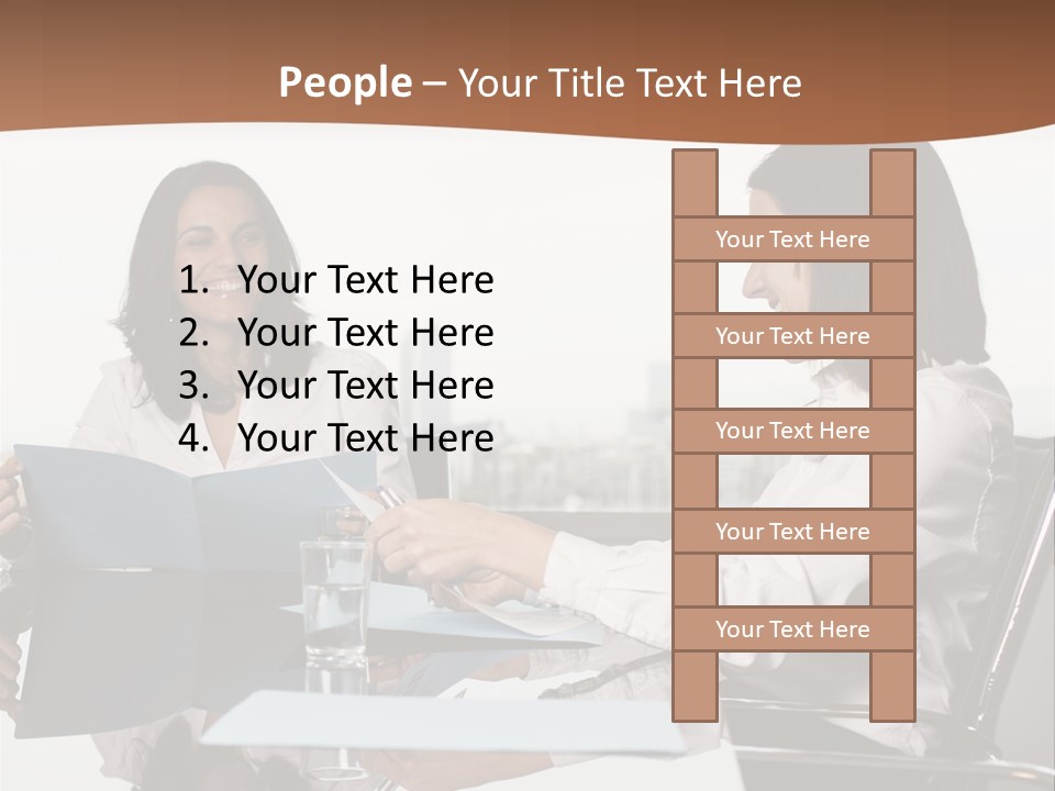 Conversation Office Office Documents PowerPoint Template
