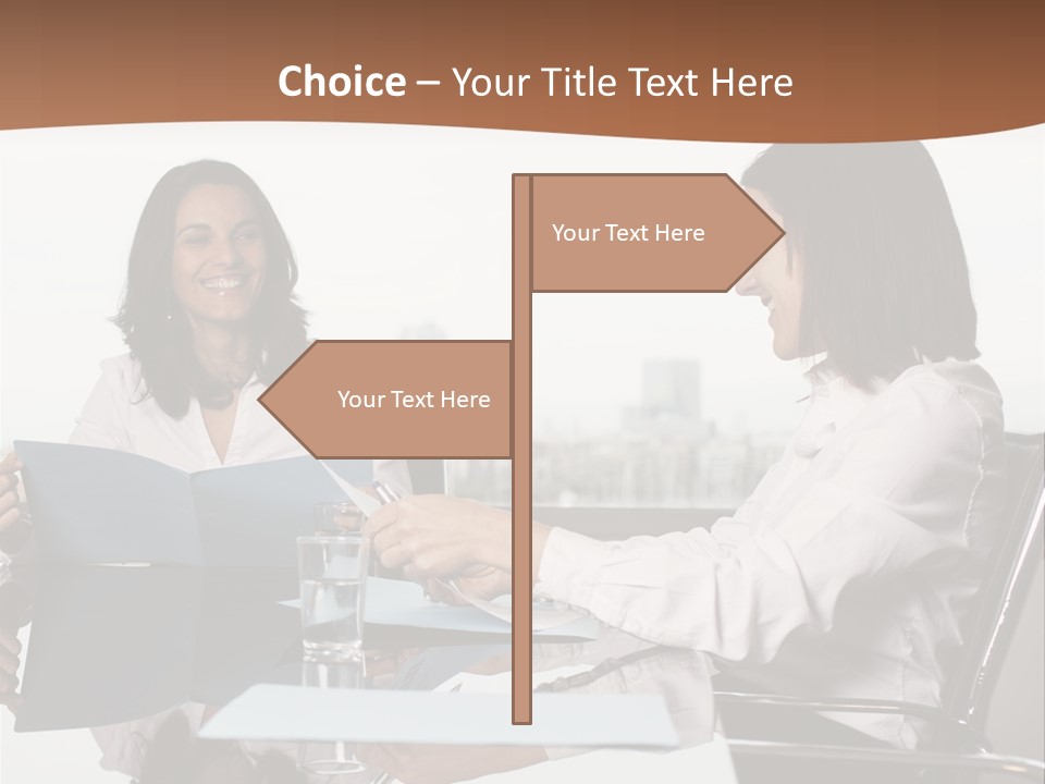 Conversation Office Office Documents PowerPoint Template
