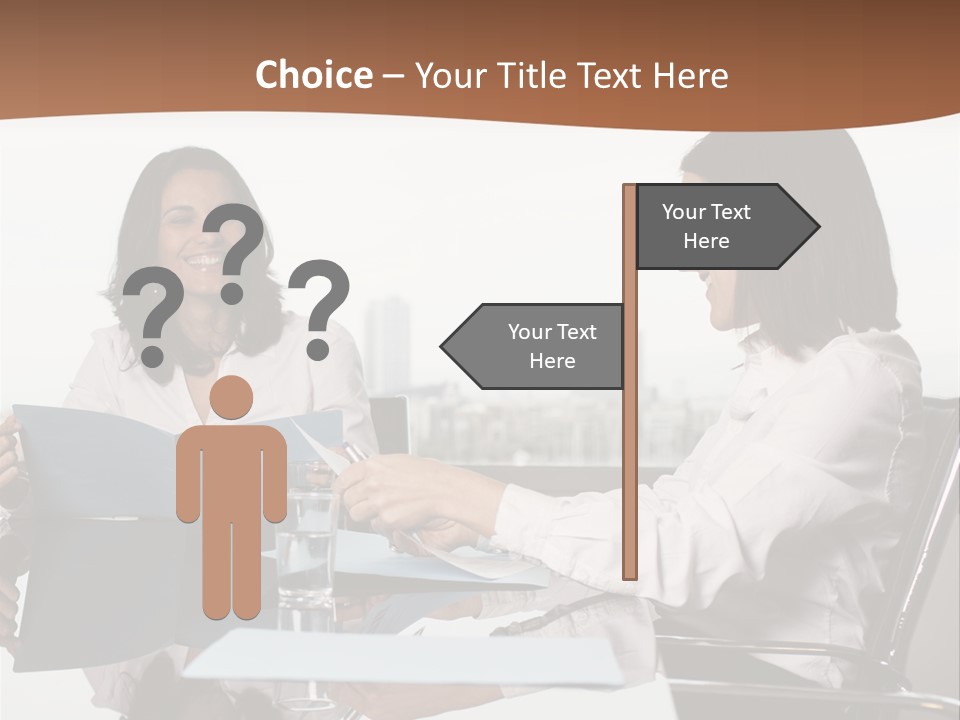 Conversation Office Office Documents PowerPoint Template