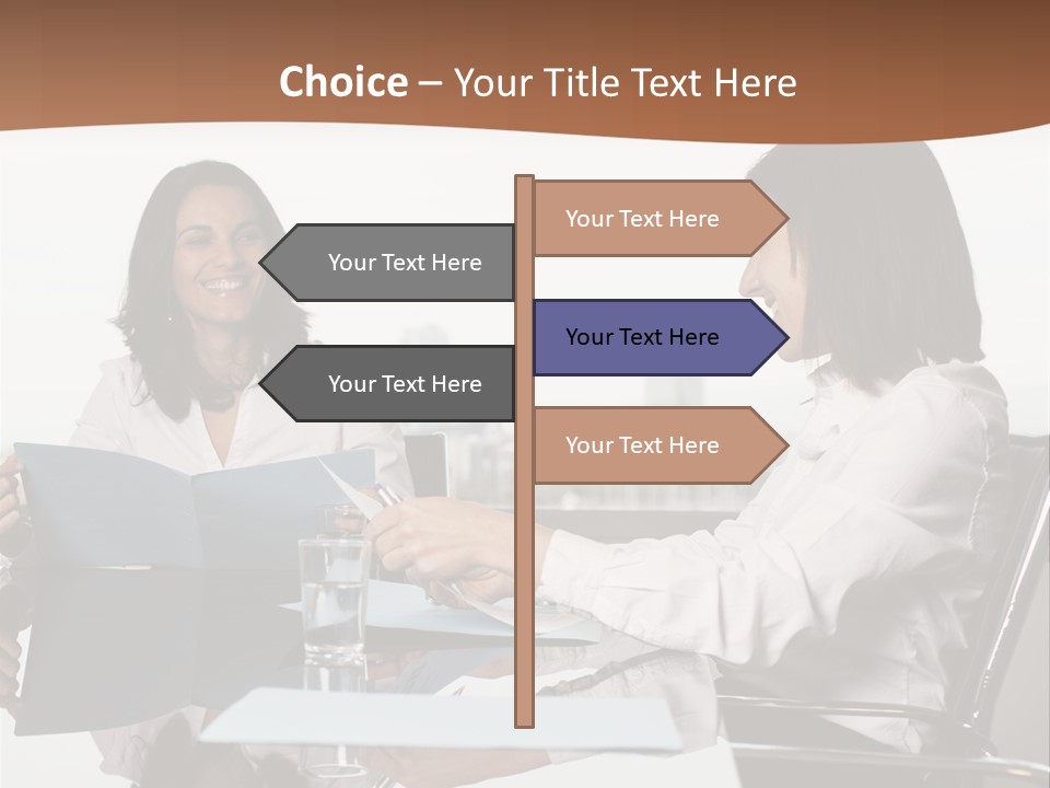 Conversation Office Office Documents PowerPoint Template