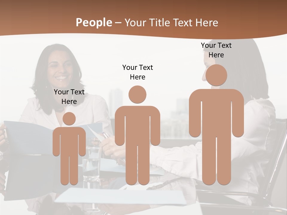 Conversation Office Office Documents PowerPoint Template