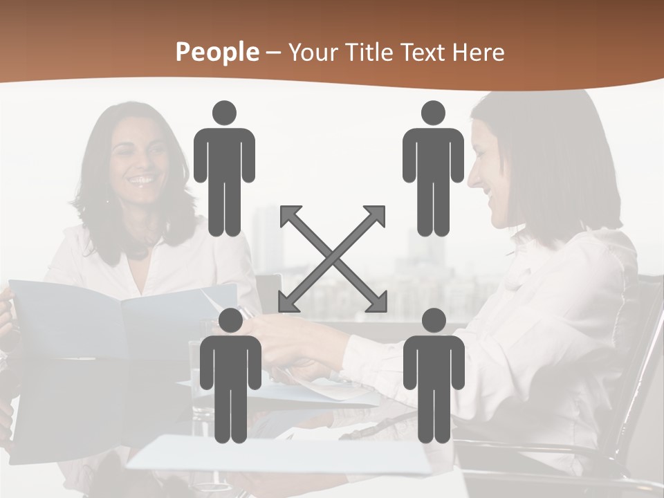 Conversation Office Office Documents PowerPoint Template
