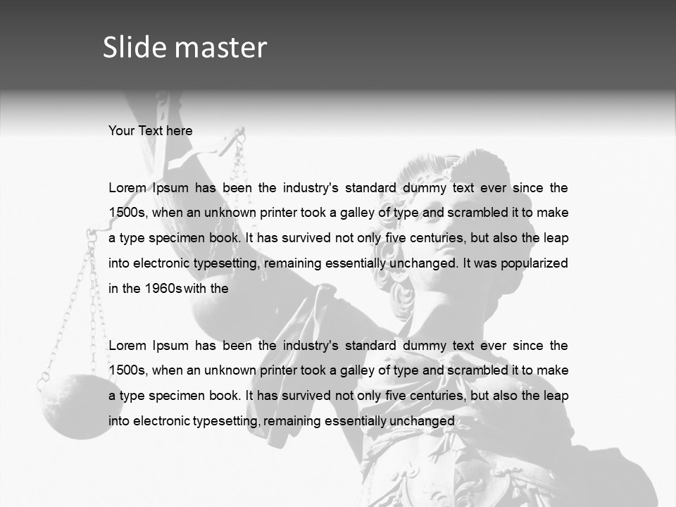Sword Ancient Metal PowerPoint Template