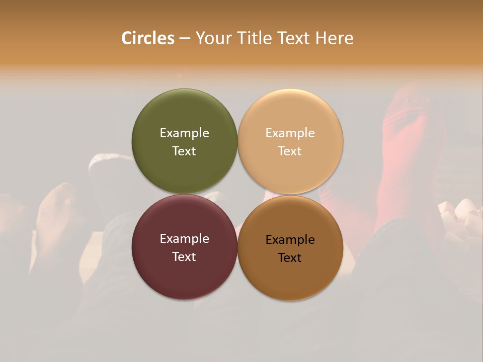 Detail Relaxing Dad PowerPoint Template