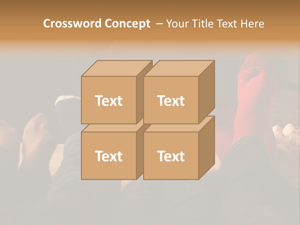 Detail Relaxing Dad PowerPoint Template