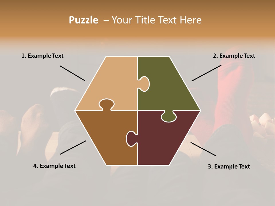 Detail Relaxing Dad PowerPoint Template