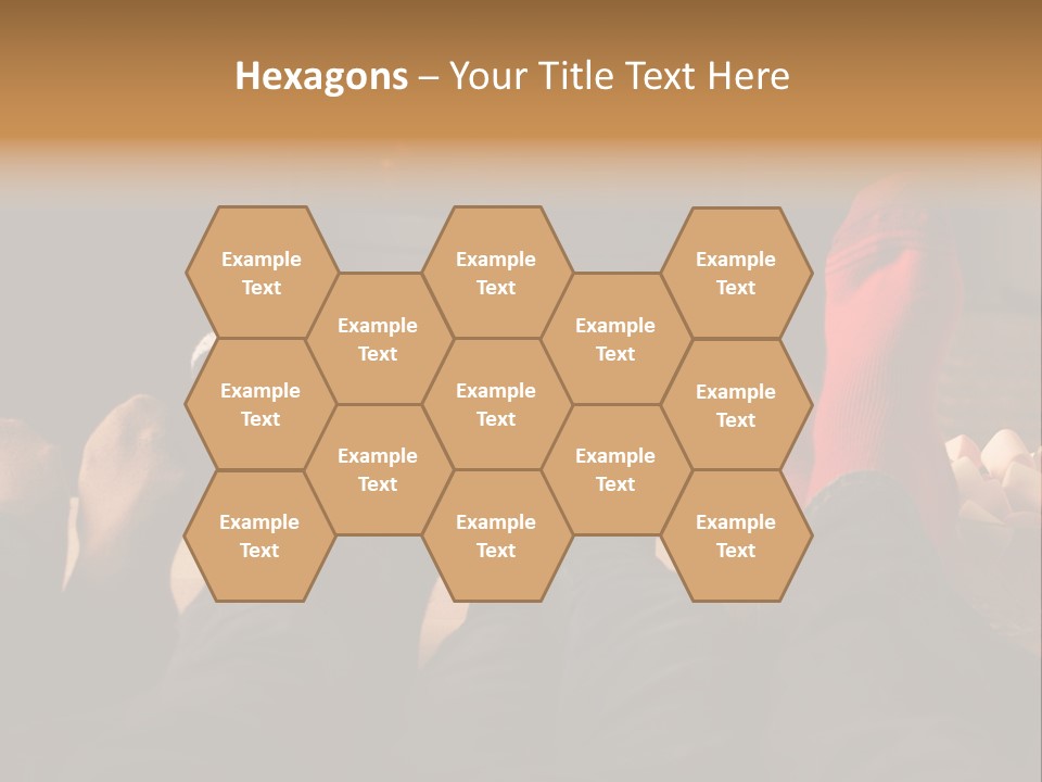 Detail Relaxing Dad PowerPoint Template