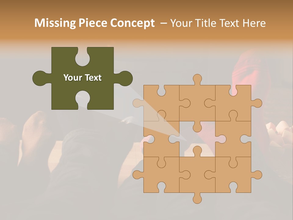 Detail Relaxing Dad PowerPoint Template