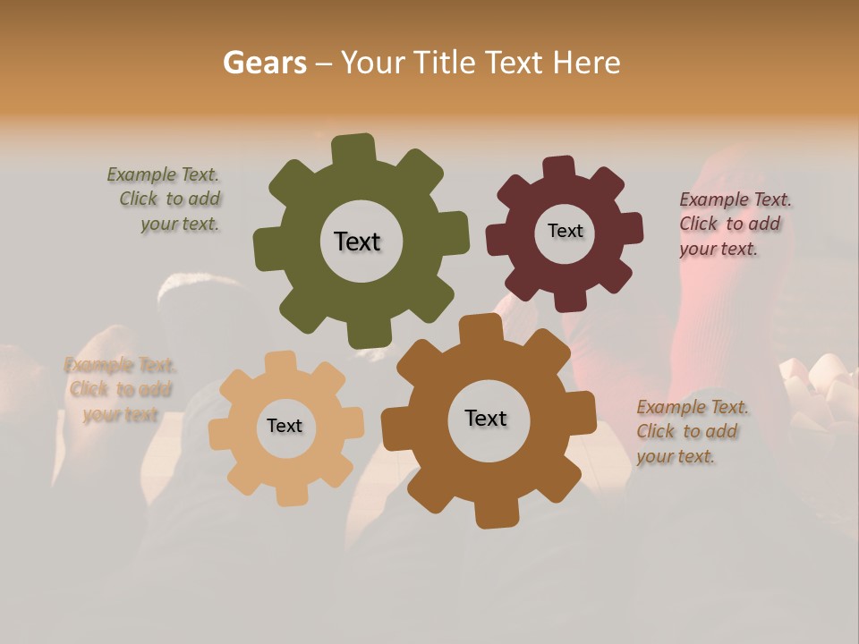 Detail Relaxing Dad PowerPoint Template