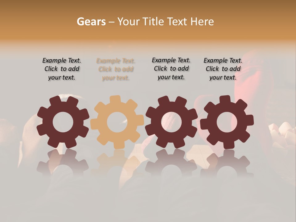 Detail Relaxing Dad PowerPoint Template