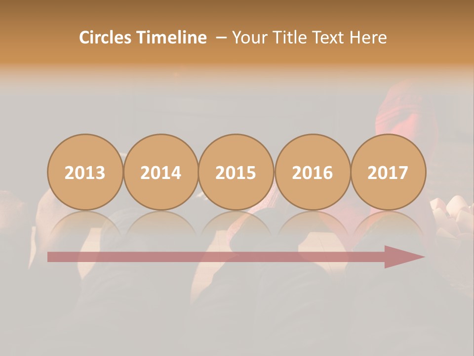 Detail Relaxing Dad PowerPoint Template