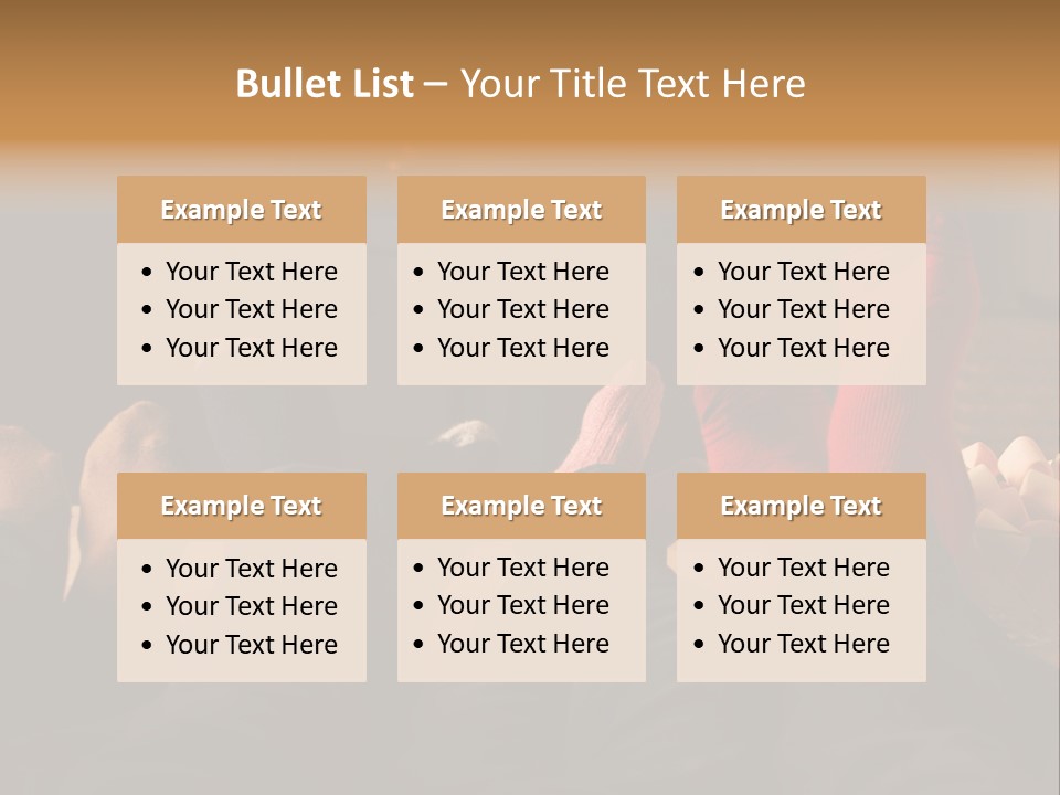 Detail Relaxing Dad PowerPoint Template