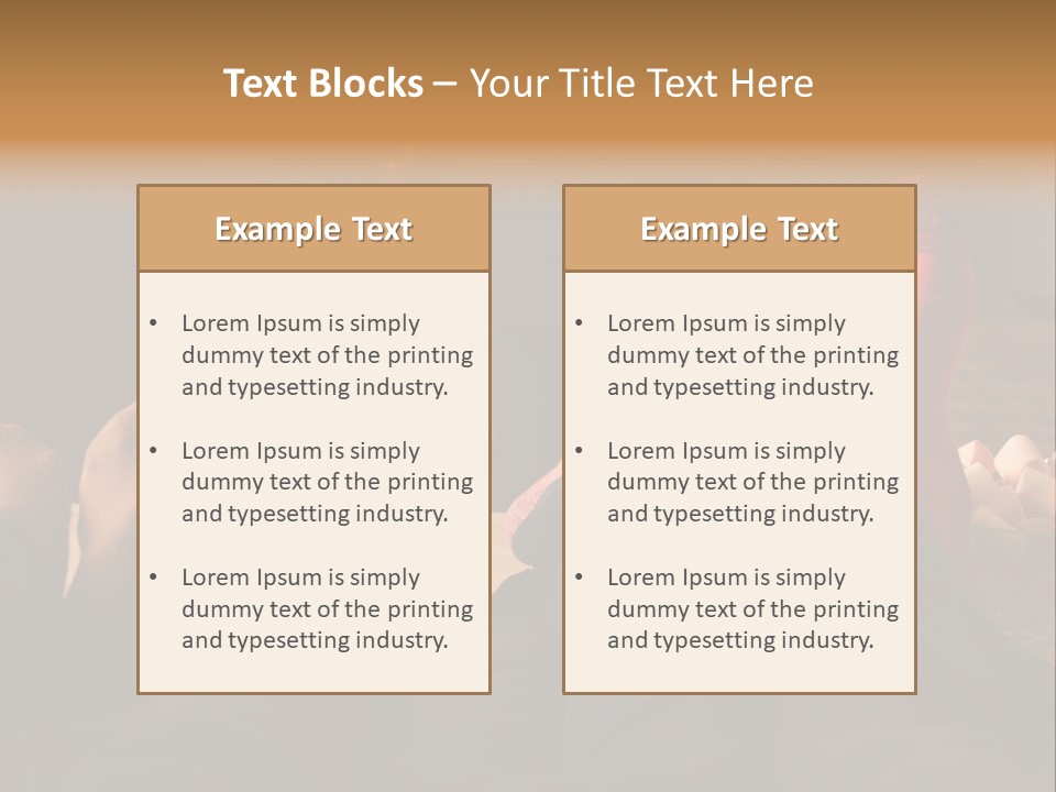 Detail Relaxing Dad PowerPoint Template